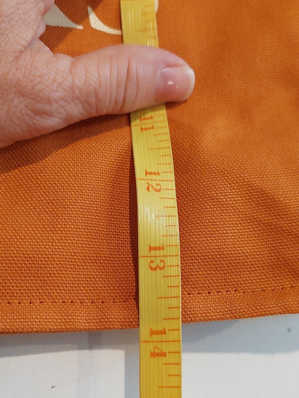 Barnes & Noble Tote Bag Rust Orange Organic Cotton - Picture 10 of 12